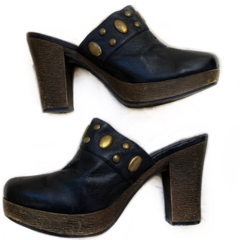 Madden Girl Steve Madden Jaanis studded clogs